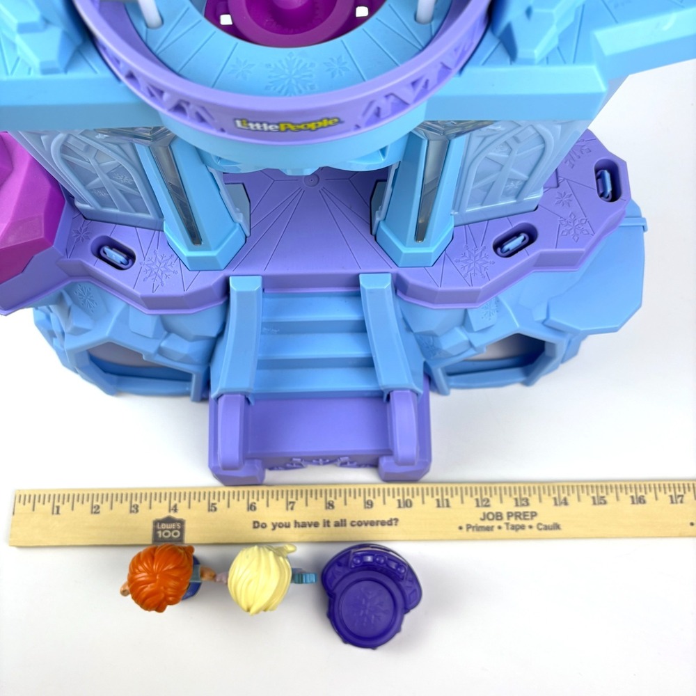 Fisher Price Little People Disney Frozen Elsas Enchanted Lights Palace Music SEE - Picture 16 of 16